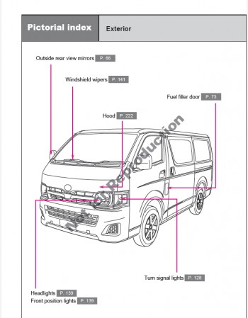 toyota hiace 2012-2013 owners manual in english